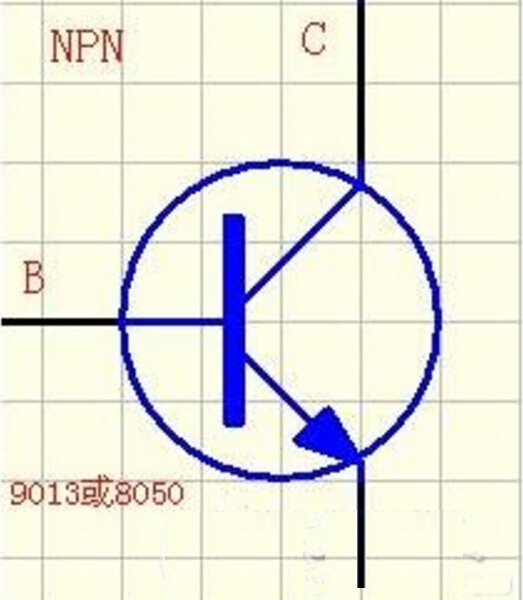 NPN和PNP型三极管的原理图与各个引脚介绍